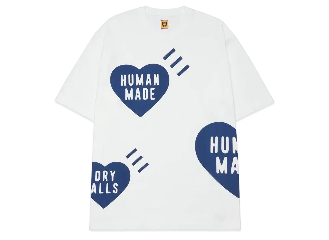 HUMAN MADE BIG HEART T-SHIRT "Navy"