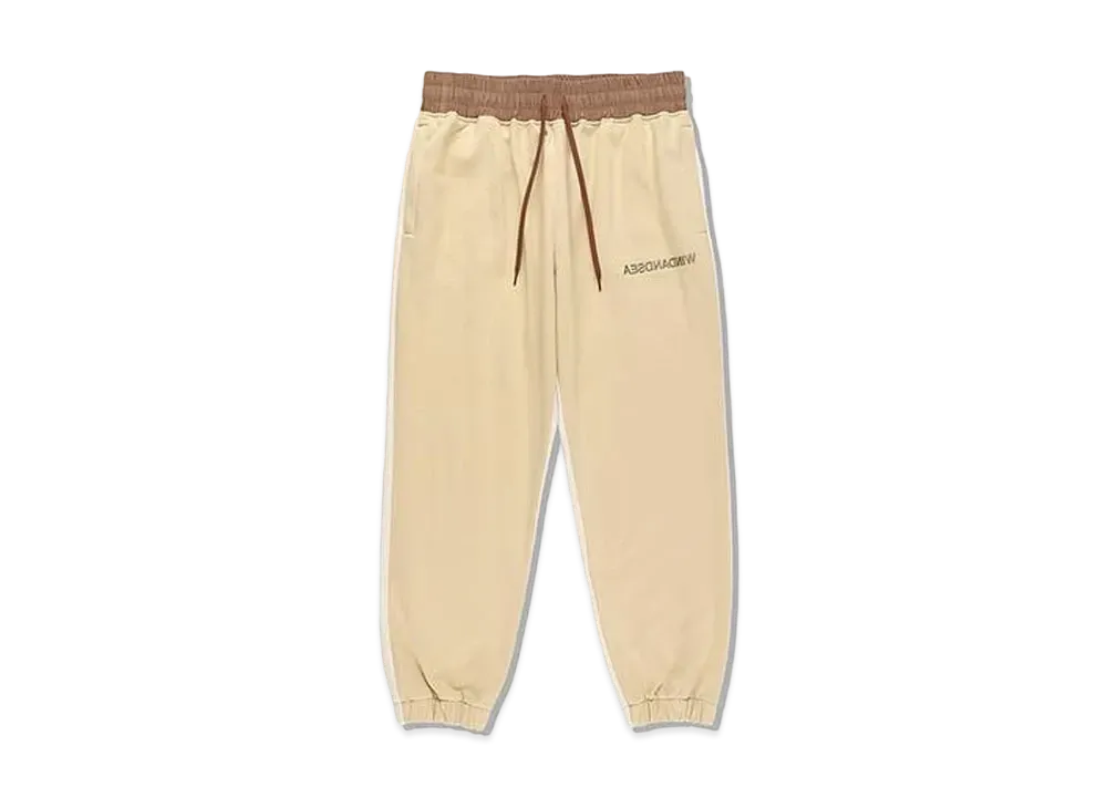 WIND AND SEA SWITCH SWEAT PANTS "Sand"