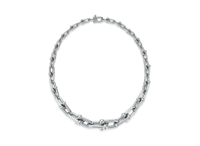 Tiffany & Co. HardWear Graduated Link Necklace "Silver"