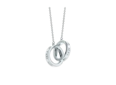 Tiffany & Co. 1837 Interlocking Circles Pendant "Silver"