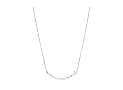 Tiffany & Co. Tiffany T Smile Pendant Small "White Gold"