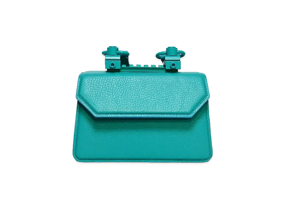 GANIKAWA GIB-01 HAND BAG(M) "TURQUOISE"