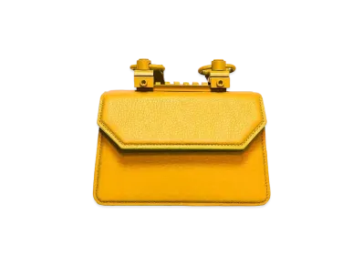 GANIKAWA GIB-01 HAND BAG(M) "YELLOW"