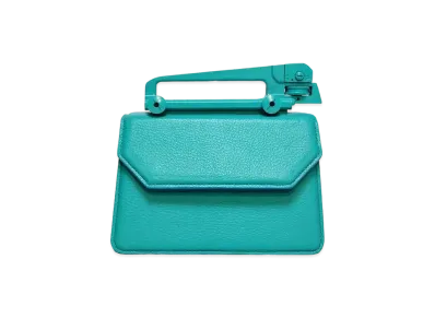 GANIKAWA GIB-01 HAND BAG(L) "TURQUOISE"