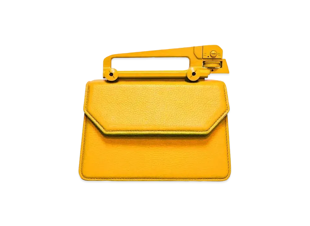 GANIKAWA GIB-01 HAND BAG(L) "YELLOW"