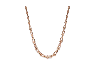 Tiffany & Co. HardWear Graduated Link Necklace 18K "Rose Gold"