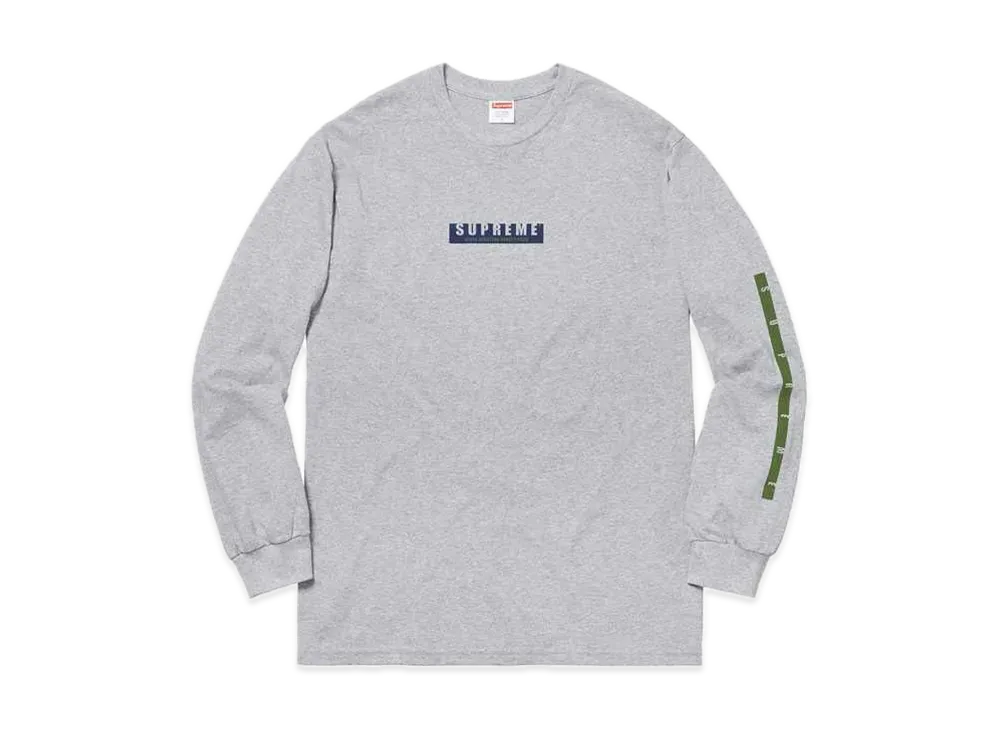 Supreme 1994 L/S Tee "Heather Grey"