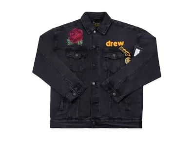 drew house Hearty Trucker Jacket "Black"