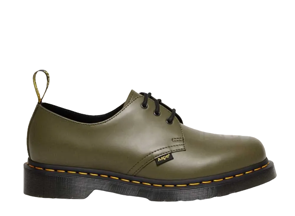 Aape By A Bathing Ape × Dr.Martens 1461 3-Eye "Olive"