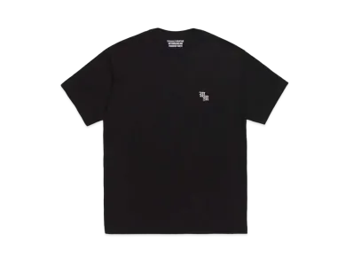 WACKO MARIA Embroidery Crew Neck T-Shirt "Black"