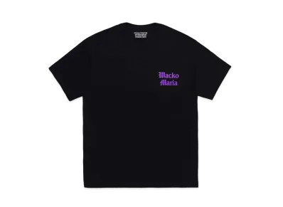 WACKO MARIA Crew Neck T-Shirt "Black Purple"