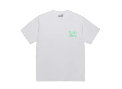 WACKO MARIA Crew Neck T-Shirt "White Green"