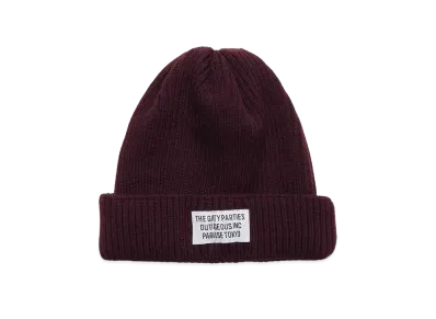 WACKO MARIA Knit Watch Cap #2 "Burgundy"