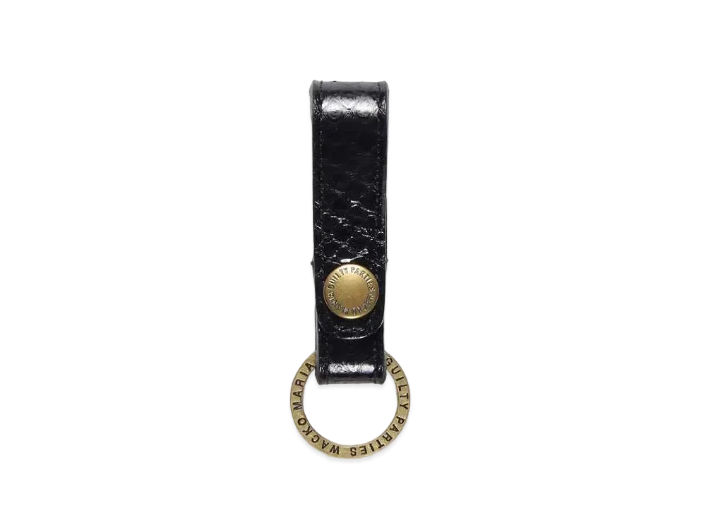 WACKO MARIA Python Leather Key Holder "Black"