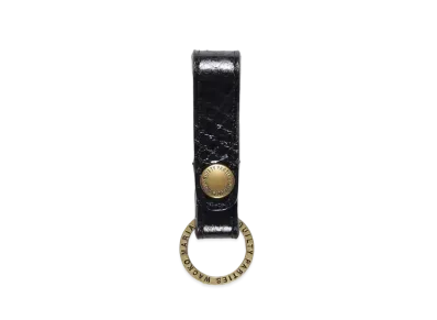 WACKO MARIA Python Leather Key Holder "Black"
