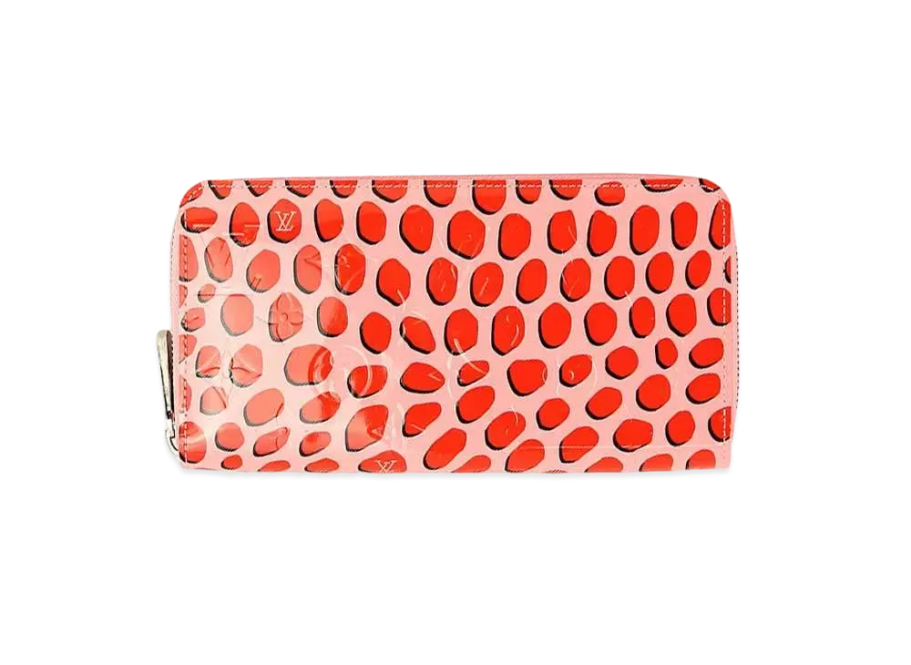 Louis Vuitton Zippy Wallet Jungle Dot Monogram Vernis "Sugar Pink Poppy"