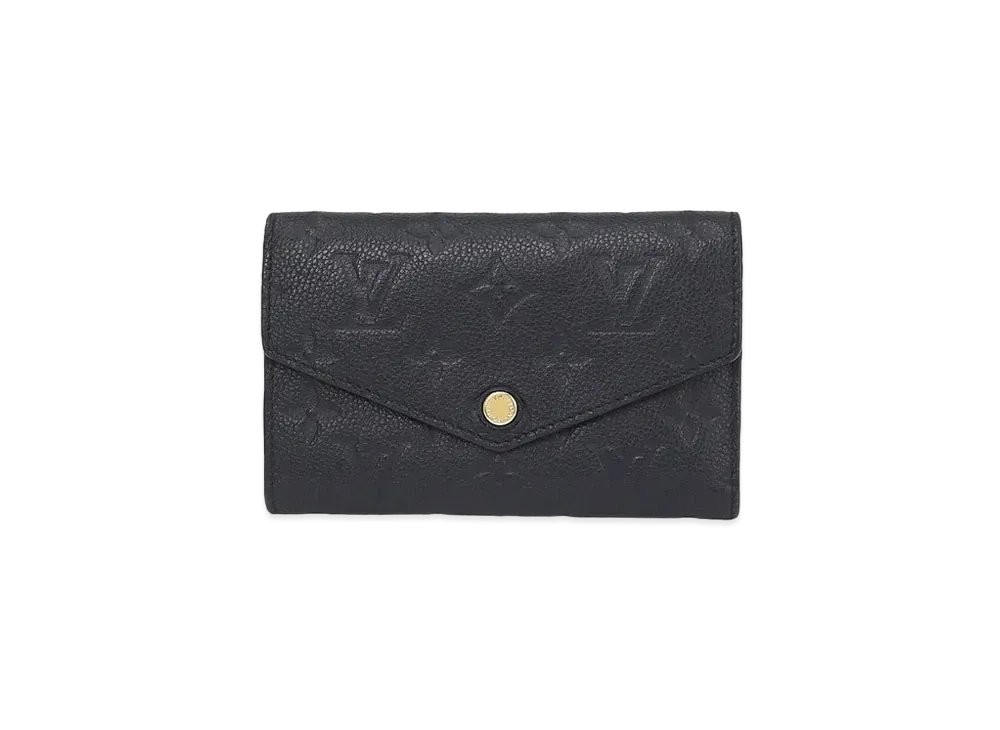 Louis Vuitton Curieux Compact Wallet Monogram Empreinte "Noir"