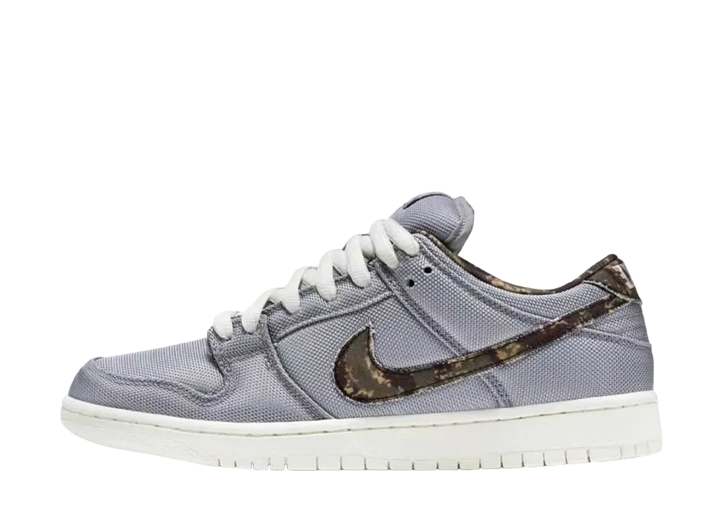 ナイキ SB ダンク ロー "ウルフ グレイ デジ  カモ"
