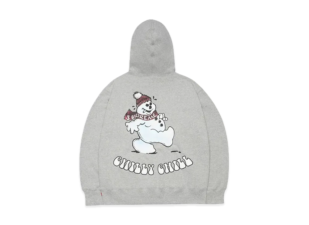 Supreme Snowman Hooded Sweatshirt "Heather Grey"
