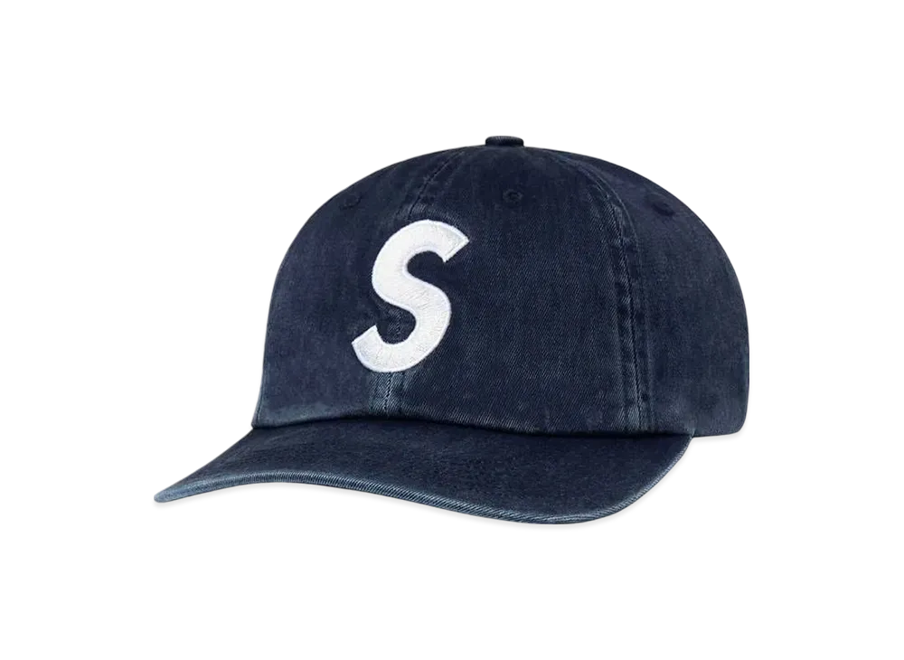 Supreme Pigment Print S Logo 6-Panel "Indigo"