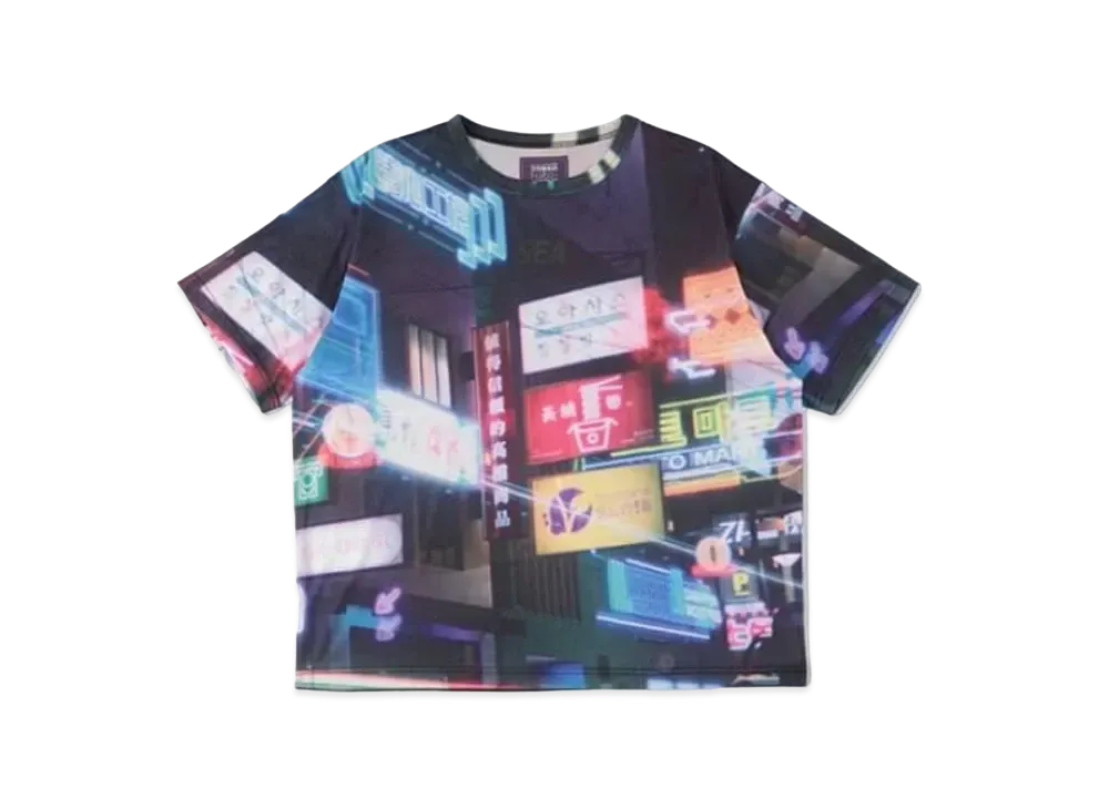 WIND AND SEA x Ghost In The Shell Sac_2045 T Shirt "Neon"