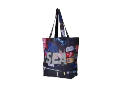 WIND AND SEA x Ghost In The Shell Sac_2045 Tote Bag "Neon"