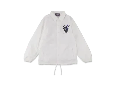 WIND AND SEA x Ghost In The Shell Sac_2045 Coach Jacket "White"