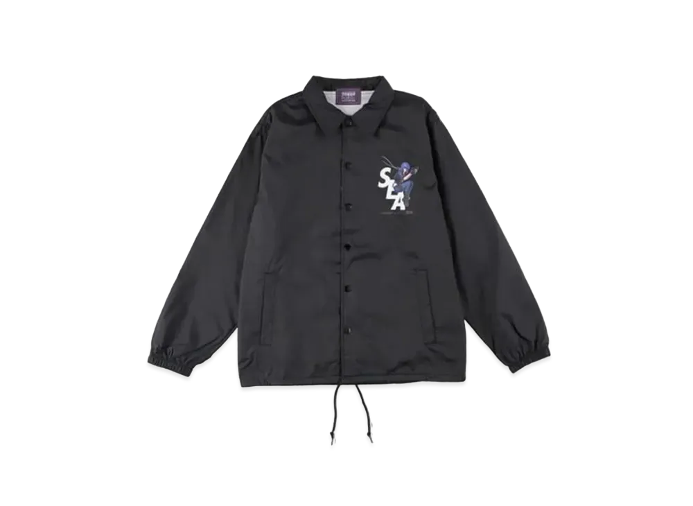 WIND AND SEA x Ghost In The Shell Sac_2045 Coach Jacket "Black"
