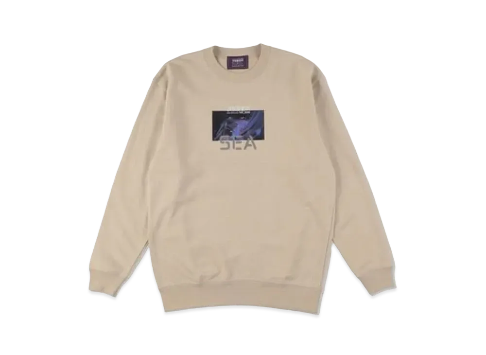 WIND AND SEA x Ghost In The Shell Sac_2045 Reflection Crew neck "Beige"