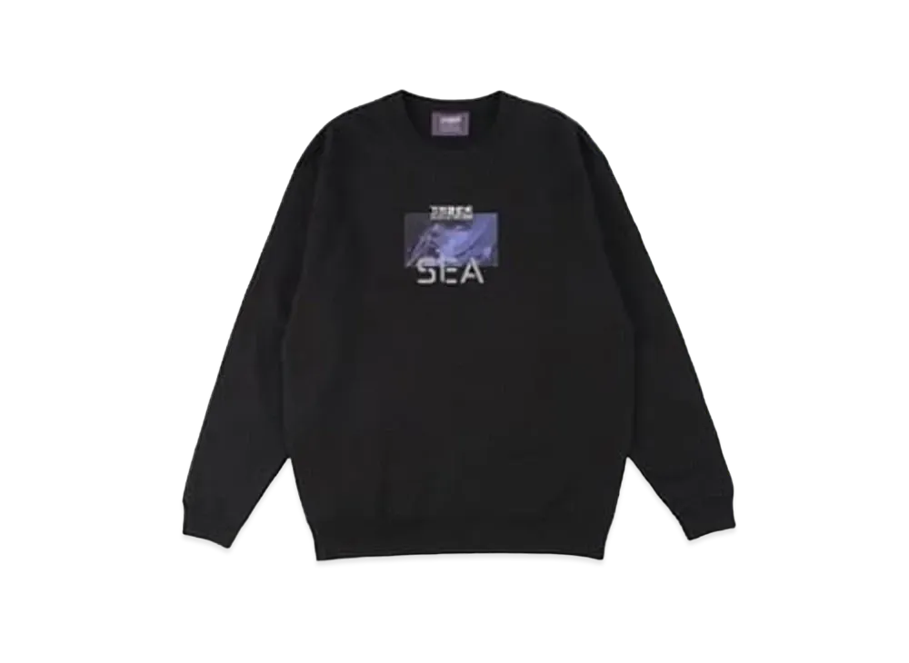 WIND AND SEA x Ghost In The Shell Sac_2045 Reflection Crew neck "Black"