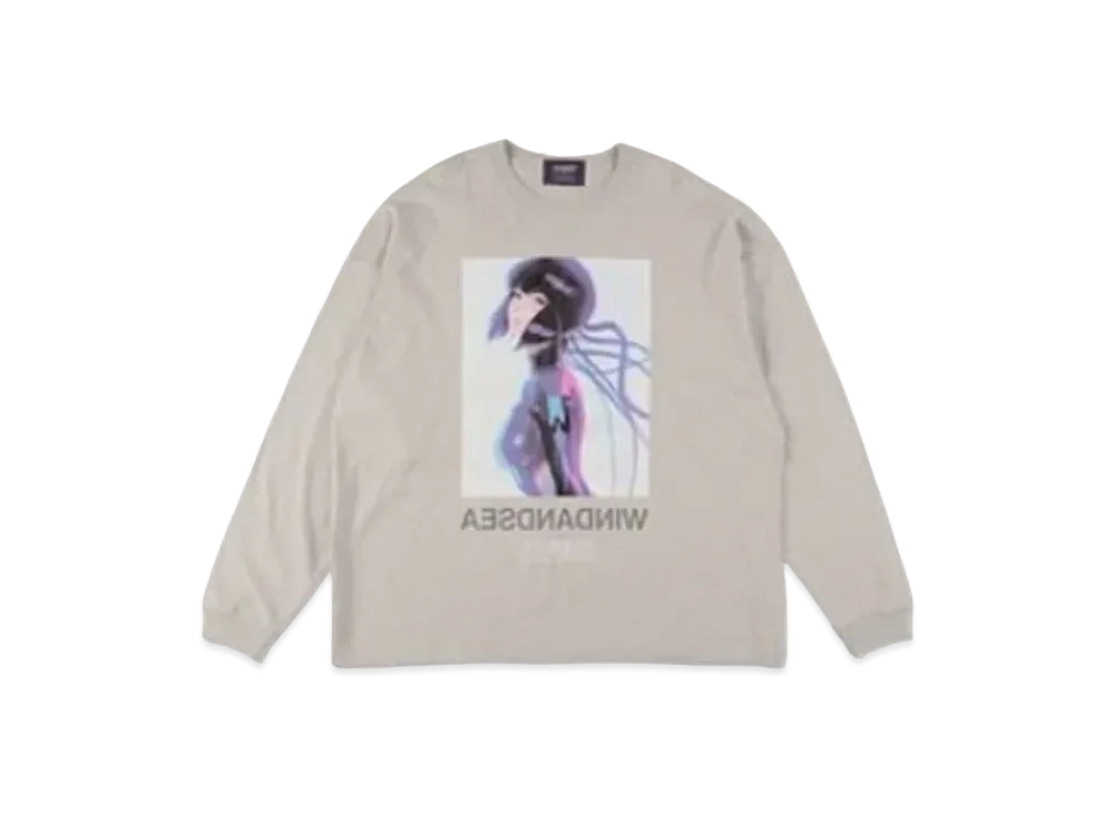 WIND AND SEA x Ghost In The Shell Sac_2045 Reflection L/S T Shirt "Gray"