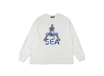 WIND AND SEA x Ghost In The Shell Sac_2045 A32 L/S T Shirt "White"