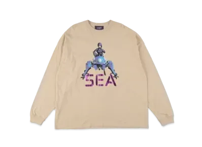 WIND AND SEA x Ghost In The Shell Sac_2045 A32 L/S T Shirt "Beige"