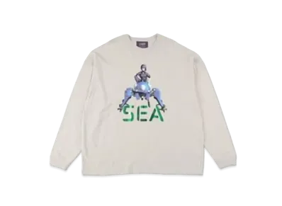 WIND AND SEA x Ghost In The Shell Sac_2045 A32 L/S T Shirt "Gray"