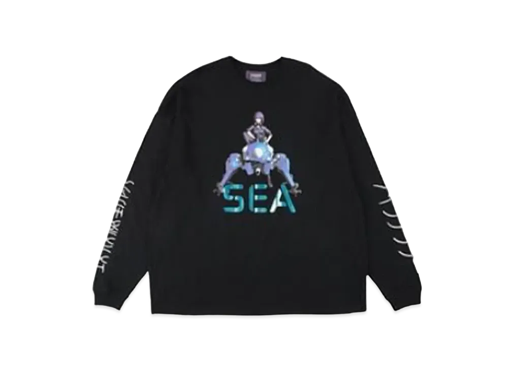 WIND AND SEA x Ghost In The Shell Sac_2045 A32 L/S T Shirt "Black"
