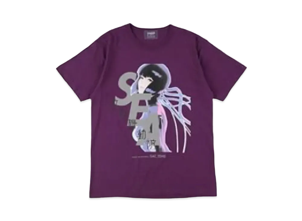 WIND AND SEA x Ghost In The Shell Sac_2045 S_E_A T Shirt "Purple"
