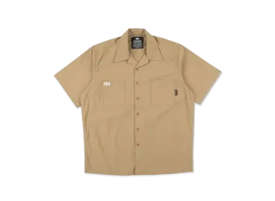 WIND AND SEA x CORDURA Ripstop S/S Shirt "Beige"