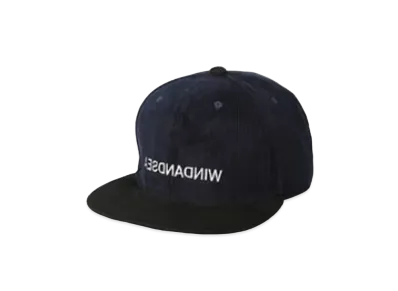 WIND AND SEA Corduroy Cap "Navy"