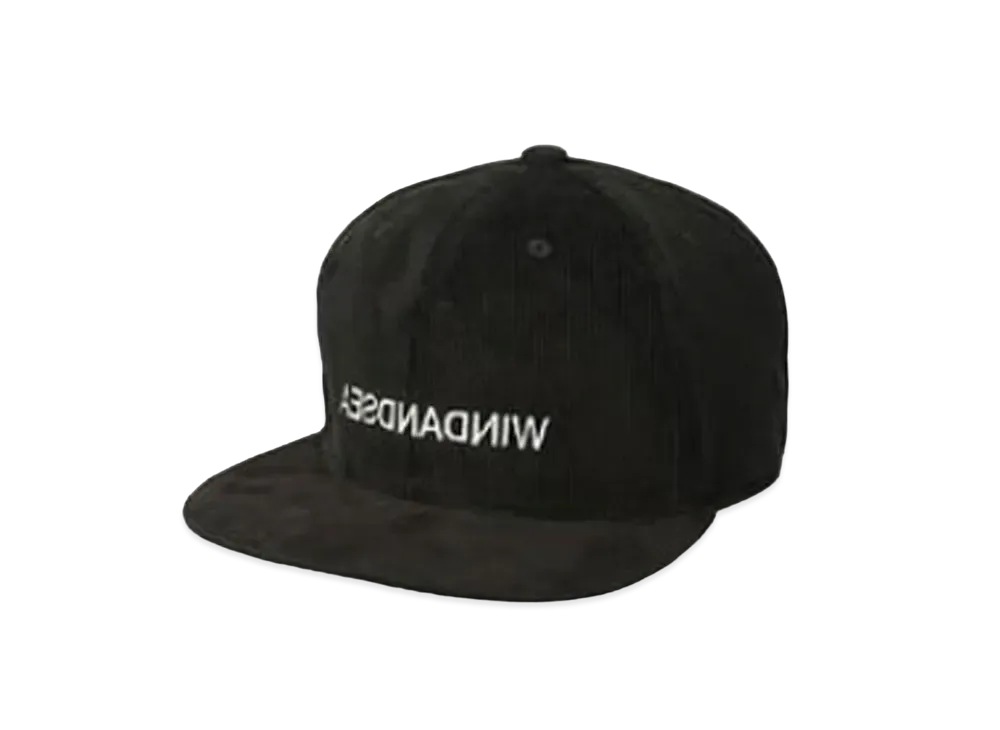 WIND AND SEA Corduroy Cap "Black"