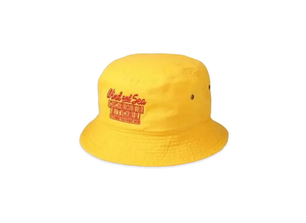 WIND AND SEA WDS (Corner store) Bucket Hat "Yellow"
