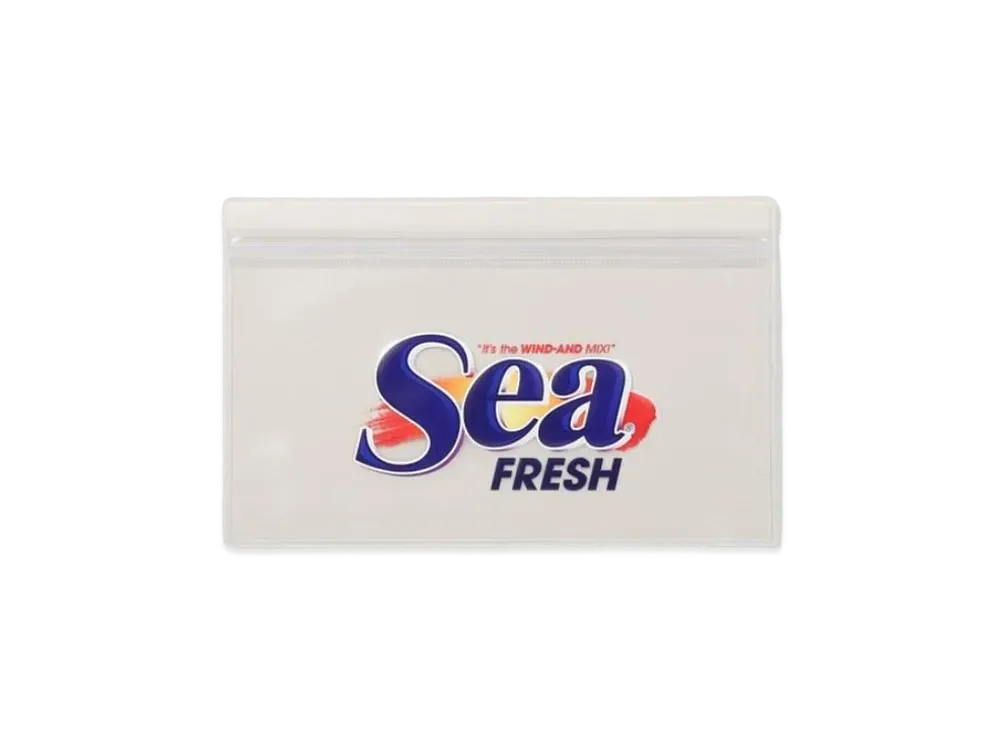 WIND AND SEA WDS (Corner store) Zip Pouch "Clear"