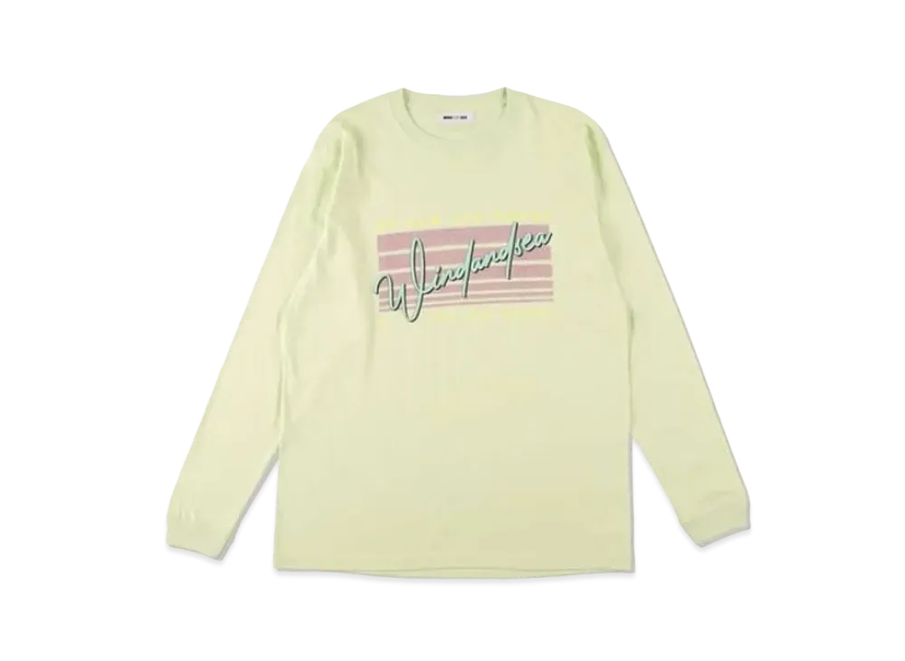 WIND AND SEA SEA Side Jog L/S T Shirt "Lime"