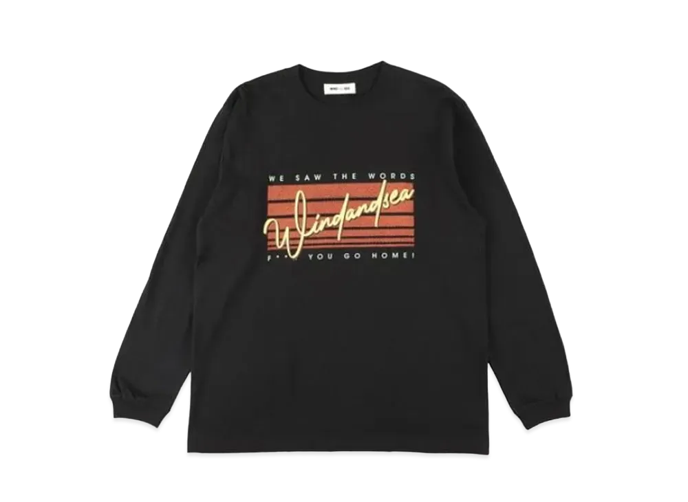 WIND AND SEA SEA Side Jog L/S T Shirt "Black"