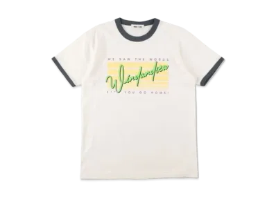 WIND AND SEA SEA Side Jog Ringer T Shirt "White Navy"