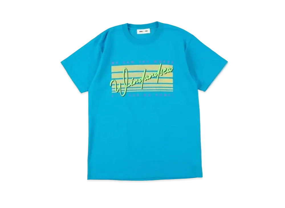 ウィンダンシー シー サイド ジョグ Tシャツ "ブルー"
