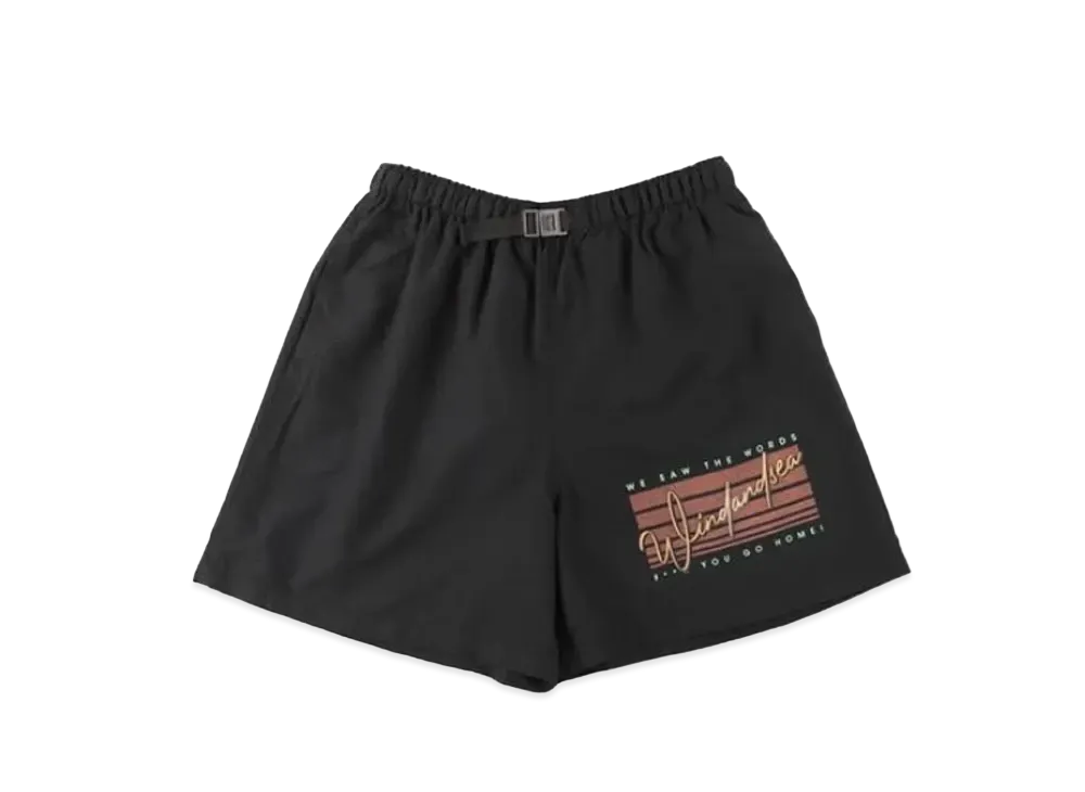 WIND AND SEA SEA Side Jog All Purpose Shorts "Black"