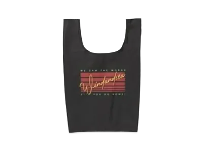 WIND AND SEA SEA Side Jog Reusable Shopping Bag "Black"