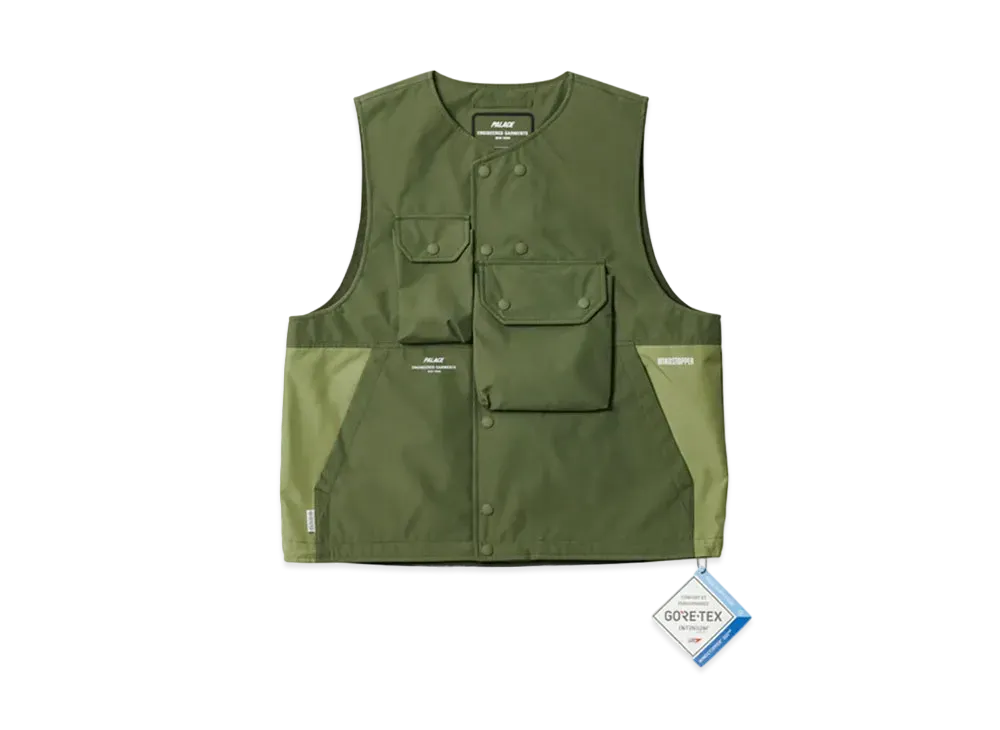 PALACE Engineered Garments Gore-tex Infinium Cover Vest "Olive"