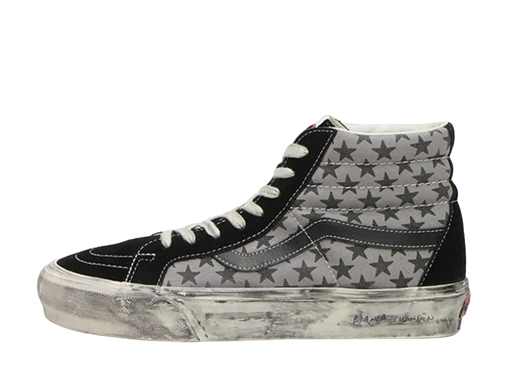 バンズ スケートハイ リイシュー VLT LX "ストレスト ブラック/グレー"