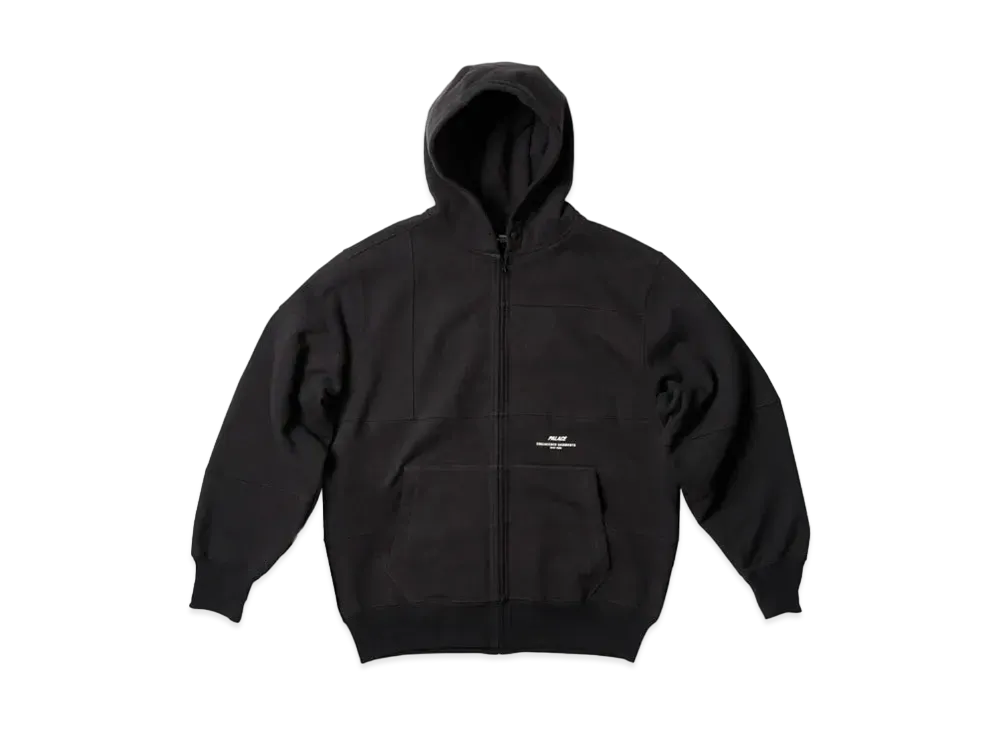 PALACE Engineered Garments Heavy Patchwork Zip Hood "Black"